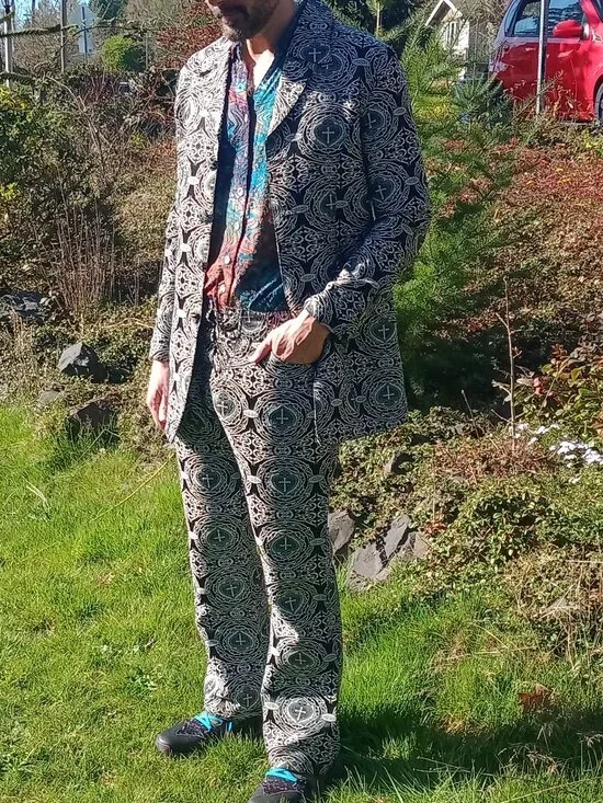 Lip Service mid 90s industrial-goth crossover aesthetic matching set - Picture 1 of 15